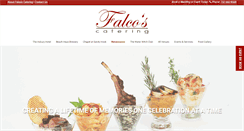 Desktop Screenshot of falcoscatering.com